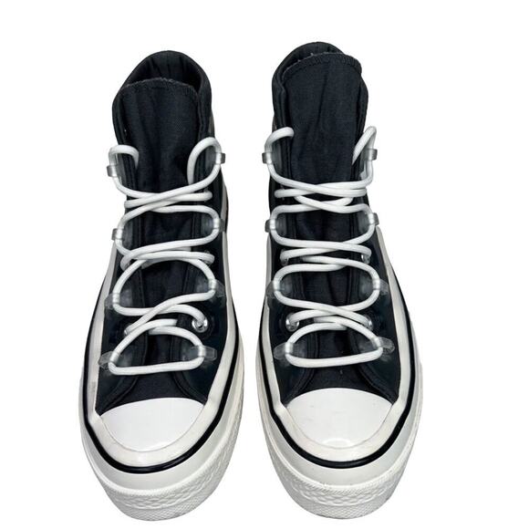 Converse 70 Utility Translucent Overlay High-Top Gray Sneakers Size 8.5 - Picture 3 of 7